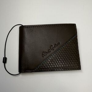 Robert Graham Clubhouse RFID Protected Brown Leather Bifold Wallet New